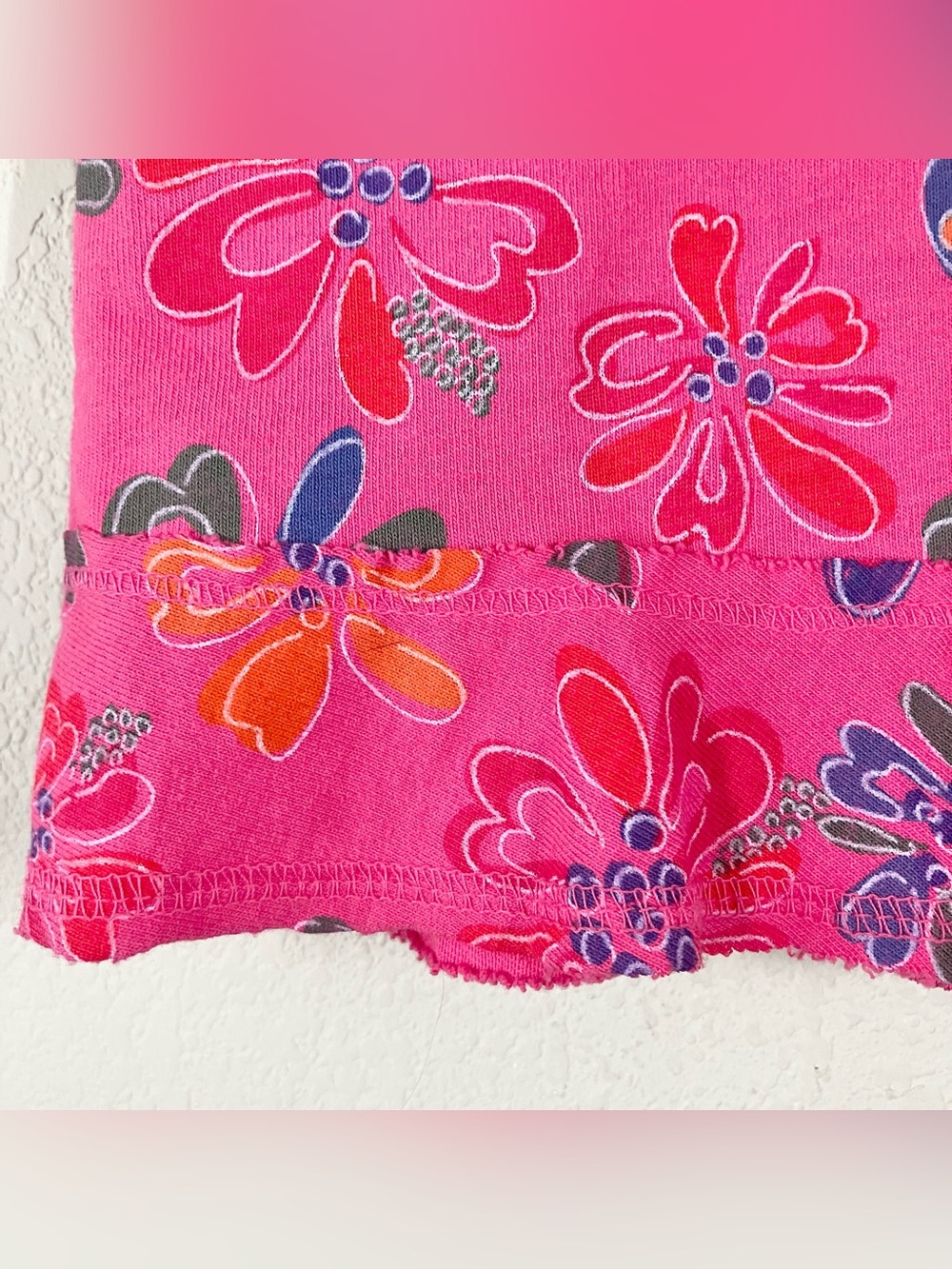 FRESH PRODUCE A-line Midi Skirt M Pull-On Floral Fish Print Beach Resort Summer - Picture 8 of 11